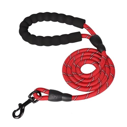 150/200/300cm Strong Dog Leash Pet Leashes Reflective Leash for Small Medium Large Dog(Red,0.8cm 150cm) von Nilnyvda