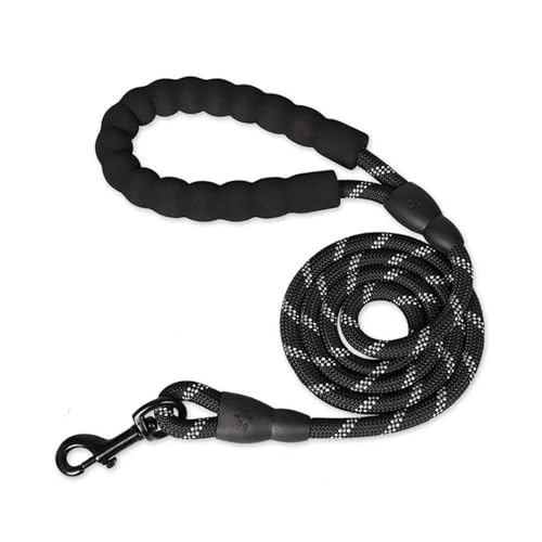 150/200/300cm Strong Dog Pet Leash Reflective Leash Large Small Dog Leash Golden Retriever Explosion Proof Punching Dog Harness(Black,1.0cm 200cm) von Nilnyvda