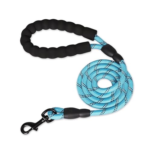 150/200/300cm Strong Dog Pet Leash Reflective Leash Large Small Dog Leash Golden Retriever Explosion Proof Punching Dog Harness(Blue,1.0cm 150cm) von Nilnyvda