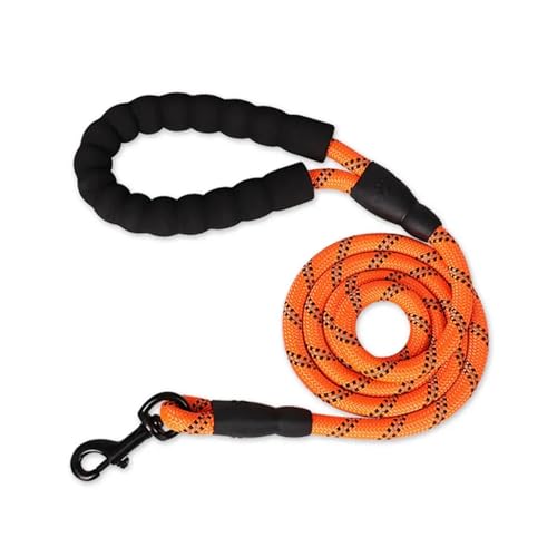 150/200/300cm Strong Dog Pet Leash Reflective Leash Large Small Dog Leash Golden Retriever Explosion Proof Punching Dog Harness(Orange,1.2cm 150cm) von Nilnyvda