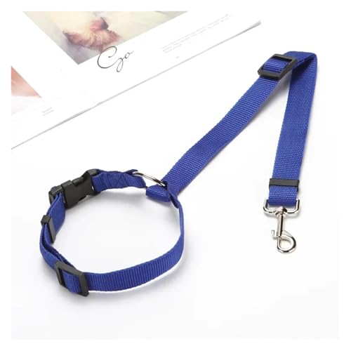 1pc Pet Dog and Cat Seat Belt Car Headrest Restraint Adjustable Safety Rope Car Seat Belt Dog Accessories for Small Dogs(Blue) von Nilnyvda