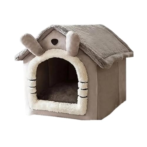 Nilnyvda Katzen- und Hundehütte, winterwarm, universell for alle Jahreszeiten(Gray Rabbit) von Nilnyvda