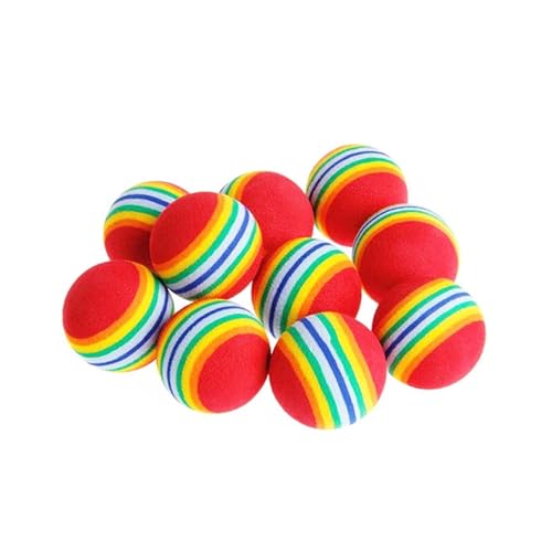 Nilnyvda Magische Orgel Katzenspielzeug Katzen Scratcher Kratzbrett Runde Wellpappe Kratzbaum Spielzeug for Katzen Schleifklaue Katzenzubehör(10pcs Rainbow Ball) von Nilnyvda