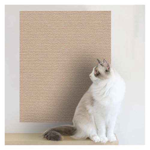 Nilnyvda Selbstklebendes Anti-Kratz-Sofa for die Wand, DIY-Katzen-Kratzschutz, Pfoten, schärfer, zuschneidbarer Teppich, Katzen-Kratzbrett(Set Meal 6,30X100CM) von Nilnyvda