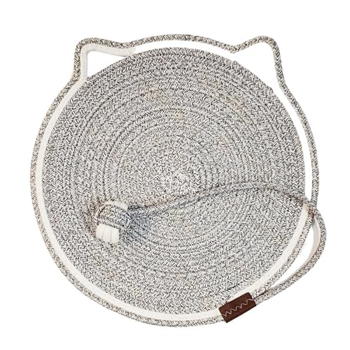 Nilnyvda Tragbares rundes Katzenkratzpad(Gray,42cm) von Nilnyvda