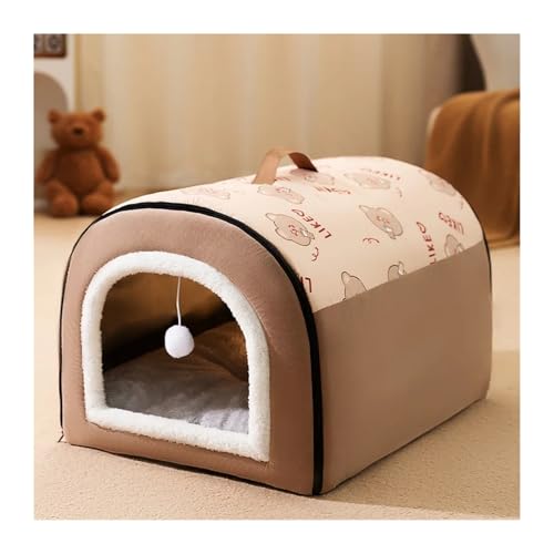 Nilnyvda Winterwarmes Hundebett for kleine, mittelgroße Hunde und Katzen(Set Meal 2,35x30x30cm) von Nilnyvda