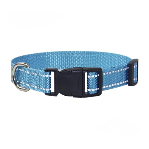 Nylon Dog Collar and Leash Set Pet Collars Leash for Small Medium Large Dogs Dog Accessories for Small Dogs(Blue Collar,M 2.0(30-50CM)) von Nilnyvda