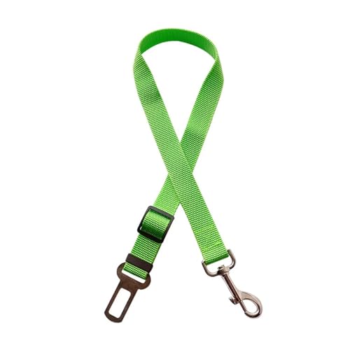 Pet Dog Car Seat Belt Retractable Buffer Elastic Reflective Safety Traction Rope Dog Leash Harness Dogs(CWQY-4-Green) von Nilnyvda