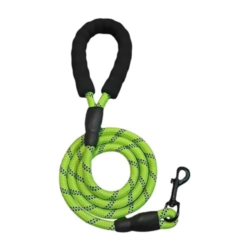 Strong Dog Leash Pet Leashes Reflective Leash for Big Small Medium Dogs Leash Drag Pull Tow Golden Retriever Dog Accessories(Green,1.2cm 2M) von Nilnyvda