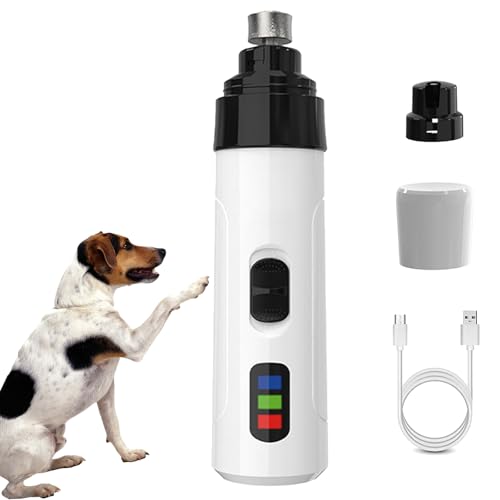 Nimedala Heusom Silent Groom Pro, Pet Nail Grinder, USB Rechargeable for All Breeds Dogs (1 Set) von Nimedala