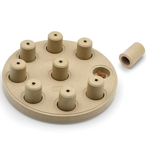 Outward Hound Nina Ottosson Dog Smart Treat Puzzle Enrichment Toy, Level 1 Beginner, Tan, Composite von Outward Hound