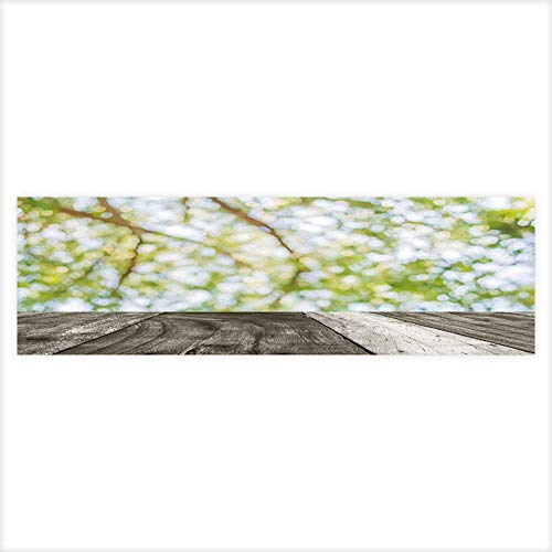 NineHui Aquarium-Hintergrund-Aufkleber, : weißer springt, isoliert, schwarzem Hintergrund, 60 x 30 cm, L23.6 x H19.6, Color11 von NineHui