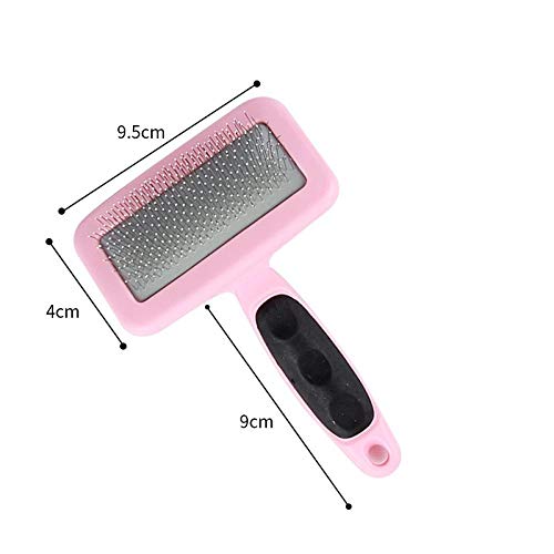 Ningvong Dog Comb Teddy Dog ​​Comb Hair Brush Large Dog-Pink von Ningvong