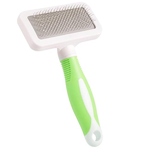 Ningvong Haustier Hund Kamm Katze Hund Haarbürste Teddy Bomei Golden Hair Brush-Grün von Ningvong