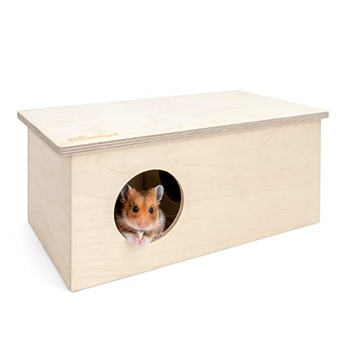 Niteangel Birkenkammer-Labyrinth-Hamsterversteck – kleine Haustiere, Waldhaus, Lebensräume, Dekoration für Hamster, Mäuse, Rennmäuse, Mäuse, Mäuse, Mäuse, Mäuse, Mäuse von Niteangel