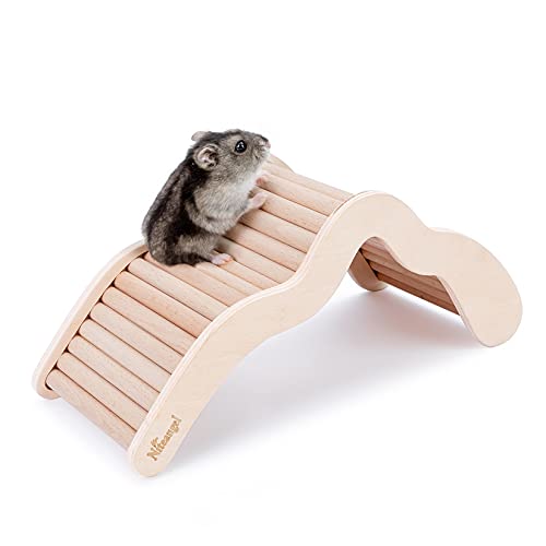 Niteangel Hamster-Kletterbrückenleiter für Hamster, Aryclische Sandbadebox oder andere kleine Haustiere von Niteangel