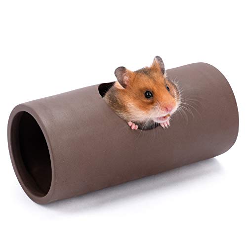 Niteangel Keramik Hamster Tunnel & Röhren Versteck - für Zwergrobo Syrische Hamster Mäuse Ratten oder andere Kleintiere (Tunnel - Klein) von Niteangel