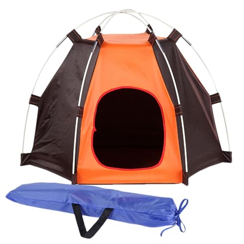 Nixiara Hundezelte Für Große Hunde - Outdoor-Camping-Hundezelt Aus Polyester - Tragbares Campingzubehör, Wasserdichtes, Faltbares, Unterstützendes Haustierzelt Für Drinnen, Rasen, Draußen, Pavillon, von Nixiara