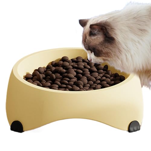 Nixiara Katzenfutternapf, Kätzchen Futternapf Katzenschüssel, 15 Grad Geneigte Futterschale Zur Vorbeugung Von Reflux Und Nackenverspannungen, Schnurrhaar-Schonendes Design Für Nixiara Katzenfutternapf, Kätzchen Futternapf Katzenschüssel, 15 Grad Geneigte Futterschale Zur Vorbeugung Von Reflux Und Nackenverspannungen, Schnurrhaar-Schonendes Design Für von Nixiara