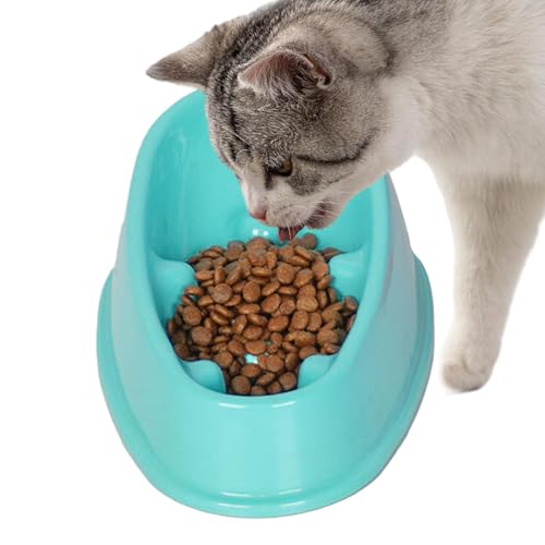 Anti-Erstickungs-Hundefutternapf, Slow Feeder Puzzle-Napf | Pet BDog Slow Food Futternapf,Sicherer und geschmacksneutraler Futternapf für Kaninchen, Hamster, Hunde, Katzen von Nixieen