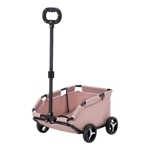 Kinderwagen für Hunde, klein, mit Rädern für Haustiere, Leichter und zusammenklappbarer Trolley für Welpen, kleine Hunde und Katzen, Käfig für Haustiere mit 4 Rädern, ideal für Spaziergänge von Nixieen