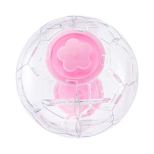 Laufball für Hamster, Glas-Laufball für Hamster, Übungsball für Hamster, 15,9 cm (5,9 Zoll), beruhigendes Spielzeug für kleine Tiere, von Nixieen