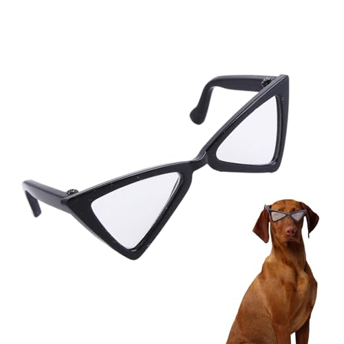 Süße Hundesonnenbrille,Lustige Hundesonnenbrille | Lustige Retro-Haustierbrille - Leichte Hunde-Cosplay-Brille, Tierkostüm-Brille zum Fotografieren, für Ausflüge von Nixieen