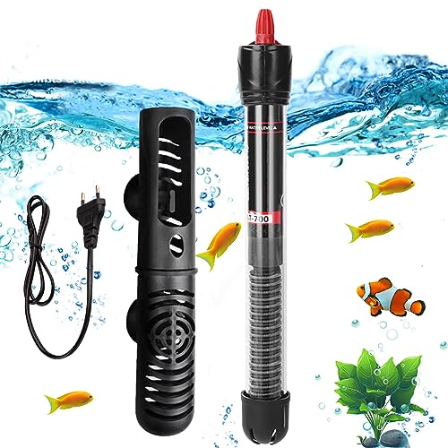 Nizirioo Aquarium Heizung Einstellbarer Aquarium Heizstab: 100W Unterwasser-Aquarium-Heizungs, Wasserdichter Thermostat Aquarienheizer für Aquarium und Fischtanks(50L bis 100L) von Nizirioo