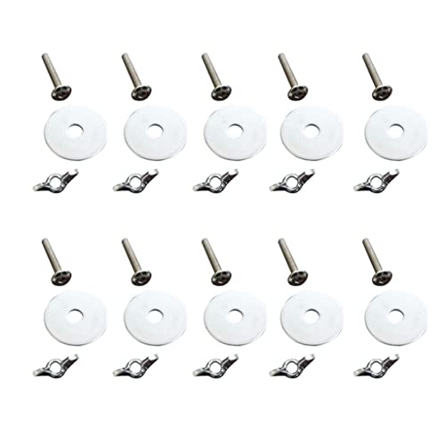 Njdkadey 10Pcs Vögel Barsch Papagei Schraube Und Muttern Lebensmittel Feeder Teile Vogel Käfig Zucht Box Zubehör von Njdkadey