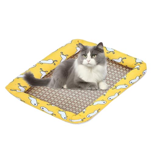 Cooling Mat, Cooling Non-Slip Dog Bed, Couch Cat Furniture, Sofa Chair Cushion for Car Patio Backyard, House Living Room Bedroom Offices Use, 11.81x15.75 inches, Blue and Yellow Cooling Mat, Cooling Non-Slip Dog Bed, Couch Cat Furniture, Sofa Chair Cushion for Car Patio Backyard, House Living Room Bedroom Offices Use, 11.81x15.75 inches, Blue and Yellow von Nkmujil