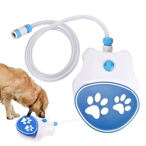 Dog Water Toy | Dog Water Fountain | Outdoor Dog Water Fountain Paw Press | Interactive Dog Sprinkler Toy - Easy Activated Dog Water Toy Drinking Sprinkler, Fun Outdoor Fountain for Pets von Nkmujil