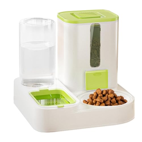 Futterspender für Hunde mit großer Kapazität, multifunktionaler Futterspender für Hundefutter, Wasserspender, bequem und wiederverwendbar, perfekt für Zuhause, Boden, Käfig, hält Haustiere gefüttert von Nkmujil