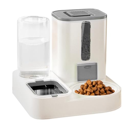 Futterspender für Hunde mit großer Kapazität, multifunktionaler Futterspender für Hundefutter, Wasserspender, bequem und wiederverwendbar, perfekt für Zuhause, Boden, Käfig, hält Haustiere gefüttert von Nkmujil