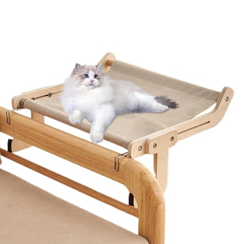 Kätzchen-Hängematten-Bett, Katzen-Sitzstange, verstellbare Katzenhängematte, verstellbare Katzen-Sitzstange, Katzensitzstange, Hängematten Katzen schlafen, Katzen-Ledge Sitzstangen für Haustier von Nkmujil