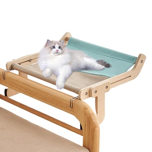 Kätzchen-Hängematten-Bett, Katzen-Sitzstange, verstellbare Katzenhängematte, verstellbare Katzen-Sitzstange, Katzensitzstange, Hängematten Katzen schlafen, Katzen-Ledge Sitzstangen für Haustier von Nkmujil