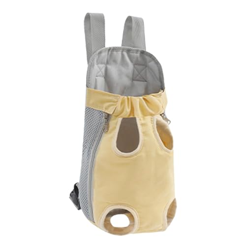 Kleiner Hunderucksack, Outdoor-Hundetragetasche, Hände- Haustier-Tragetasche, Rucksackträger mit Aufbewahrungstaschen, Hunde-Front-Pack für kleine Hunde, Katzen, Kopf-Out, atmungsaktiv, von Nkmujil