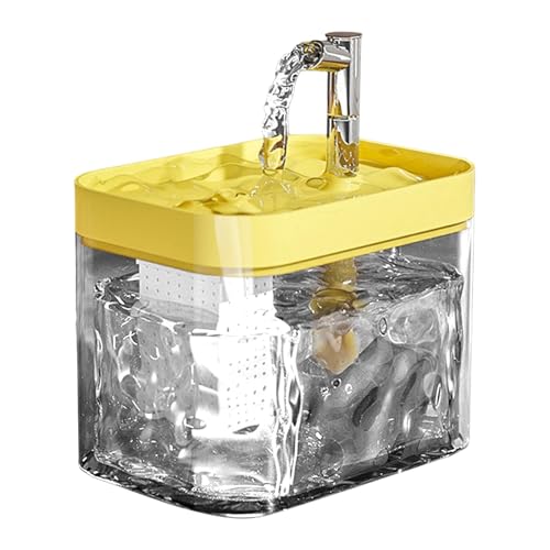 Kompakter Katzenwassernapf, Automatischer Haustierbrunnen, Hygienischer Katzenwasserbrunnen, Effizienter Haustierwasserspender, 17 X 12,7 X 14 cm, 6,69 X 5 X 5,51 Zoll, Automatischer Trinkspender Für von Nkmujil