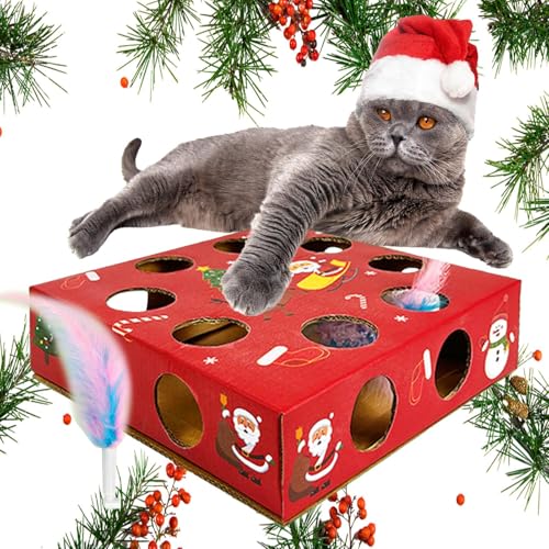 Nkmujil Engaging Cat Activity Toy, Automatic Cat Toy, Intelligent Sensing Puzzle, Cat Enrichment Toys, Interactive Cat Toy Maze Designed for Engaging and Stimulating Indoor Activities von Nkmujil