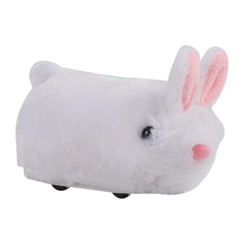 Nkmujil Interactive Rabbit, Cute Rechargeable Pet Rabbit Sound Plush Toy, Pet Exercise Enrichment, Hunting Chasing Game, Automatic Obstacle Avoidance, Fun for Playtime von Nkmujil