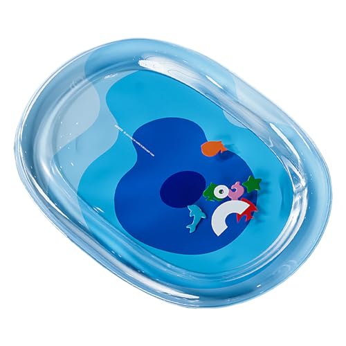 Nkmujil Katzen-Wassermatte, Kühlkissen für Hunde, tragbare sensorische Spielpads mit schwimmendem Fischspielzeug, für drinnen und draußen, für Zwinger, Bett, Sommerentlastung, interaktive Nkmujil Katzen-Wassermatte, Kühlkissen für Hunde, tragbare sensorische Spielpads mit schwimmendem Fischspielzeug, für drinnen und draußen, für Zwinger, Bett, Sommerentlastung, interaktive von Nkmujil
