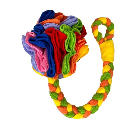 Nkmujil Stabiler Schnüffelball, Interaktives Hunde-Puzzle-Spielzeug, Waschbarer Langsam-Feeder-Ball, Weiche Anreicherungsaktivität, Stressabbau-Trainingsspielzeug für Welpen, Hunde, Rosa & Regenbogen Nkmujil Stabiler Schnüffelball, Interaktives Hunde-Puzzle-Spielzeug, Waschbarer Langsam-Feeder-Ball, Weiche Anreicherungsaktivität, Stressabbau-Trainingsspielzeug für Welpen, Hunde, Rosa & Regenbogen von Nkmujil