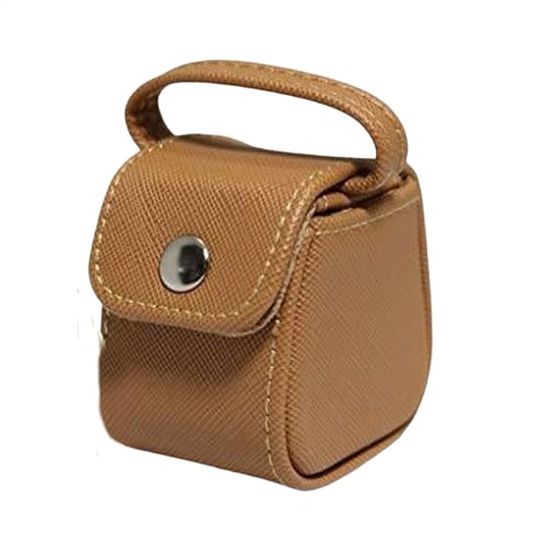 Nkmujil Urn Storage Bag, Portable PU Leather Keepsake Urn Pouch, Compact Travel Organizer with Snap Closure for Pet Ashes, Golf Balls, Jewelry, Velvet Lined, 5.5x4.0x5.3cm von Nkmujil