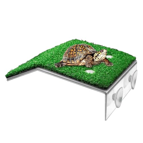 Turtle Basking Dock Large | Cozy Floating Turtle Dock Turtle Basking Area | Turtle Basking Area, Convenient Aquatic Turtle Basking Stage for Aquarium, Turtles, Newts, Amphibien Pets von Nkmujil