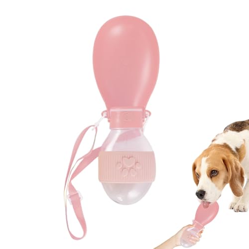 Nmkeqlos Wasserflasche für Hunde, auslaufsichere Haustier-Wasserflasche, Welpen-Wasserspender – kompakte Hundeflasche, Wasserspender, Reise-Wasserflasche von Nmkeqlos