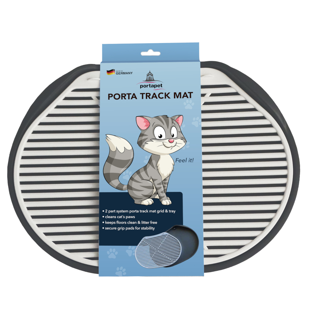 Katzentoilettenvorleger Soft Touch Track Matt - silber Katzentoilettenvorleger Soft Touch Track Matt - silber von No Brand