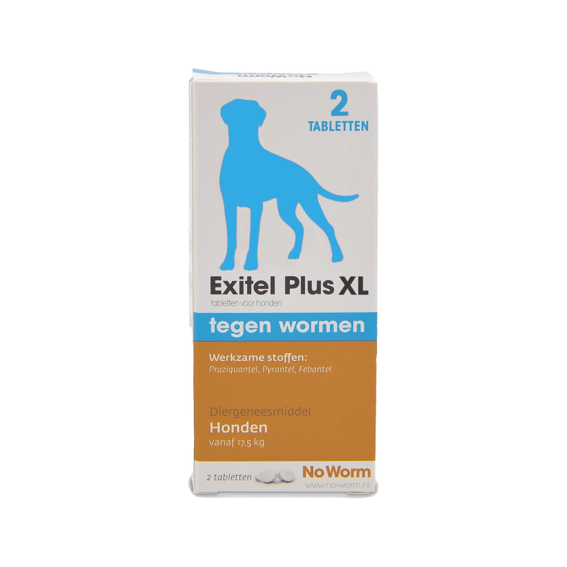 No Worm Exitel Plus Hund (minimal 0,5 kg) - 2 Tabletten von No Worm