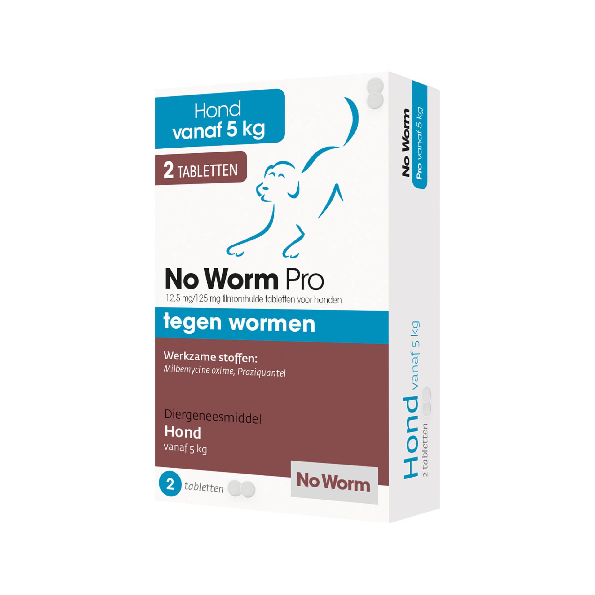 No Worm Pro Hond (Hund) - 2 Tabletten von No Worm