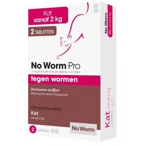 No Worm Pro Katze 12 Tabletten von No Worm