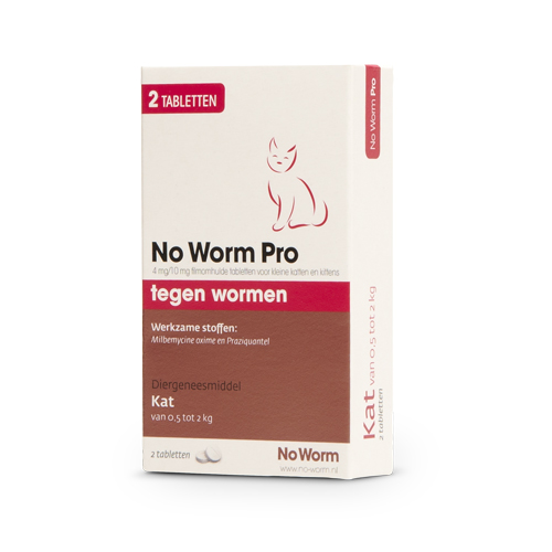 No Worm Pro Kitten - 2 Tabletten von No Worm