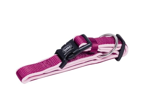 Nobby Halsband Classic Preno, himbeere / pink L: 30-45 cm, B: 20/25 mm, 1 Stück von Nobby